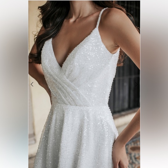 Abella wedding dress, bridal gown, Fall 2023, Sequin, Sparkle - Picture 8 of 16